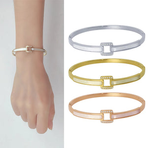 Stainless Steel Couple Bracelets Dubai Cuff Charm