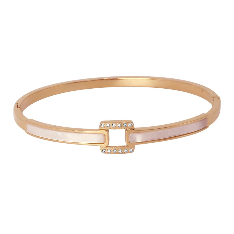 Stainless Steel Couple Bracelets Dubai Cuff Charm