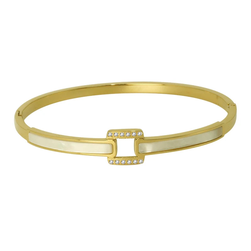 Stainless Steel Couple Bracelets Dubai Cuff Charm