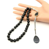 Natural Agate Beads Rosary Muslim Tasbih Jewelry Pendants