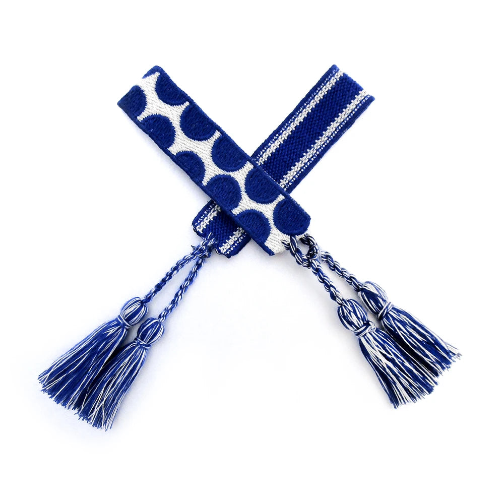 100 Colors 1:1 Embroidery Cotton Tassel Bracelets for Women