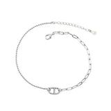 925 Sterling Silver Animal Nose Women Anklet Bracelet