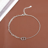 925 Sterling Silver Animal Nose Women Anklet Bracelet