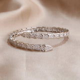 Crystal Snake Bangles & Bracelet Open Bangle Ins Jewelry