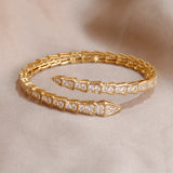 Crystal Snake Bangles & Bracelet Open Bangle Ins Jewelry