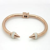 Crystal Stainless Steel Cuff Bracelet for Women