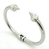 Crystal Stainless Steel Cuff Bracelet for Women
