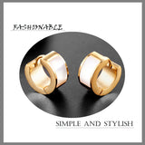 Shell Stud Earrings Stainless Steel Women Charming Earrings