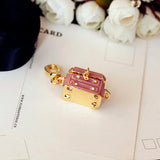 Treasure Box Jewelry Chest Charm For Bracelet Necklace Handbag Keychain Women
