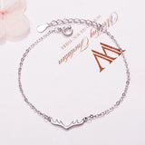 925 Silver Antlers Bracelet Wedding Jewelry