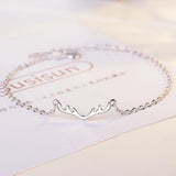 925 Silver Antlers Bracelet Wedding Jewelry