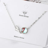 925 Silver Mermaid Tail Bracelet Colourful Moonstone Wedding Jewelry