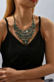 Multicolor Rhinestone Chunky Collar Choker Necklace