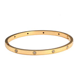 Stainless Steel Crystal Bangle for Wedding