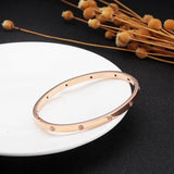 Stainless Steel Crystal Bangle for Wedding