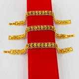 Heart Bracelet Transfer Beads Tassel Plated Bracelet for Women
