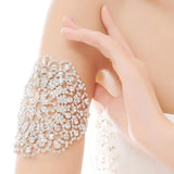 Crystal Hand Chain Bangle Wedding Hair Accessory