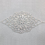 Crystal Hand Chain Bangle Wedding Hair Accessory