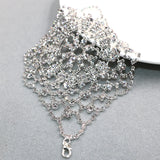 Crystal Hand Chain Bangle Wedding Hair Accessory