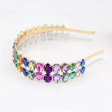 Multicolor Crystal Hairband Princess Crowns Wedding Hair Accessories