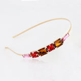 Multicolor Crystal Hairband Princess Crowns Wedding Hair Accessories