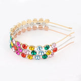 Multicolor Crystal Hairband Princess Crowns Wedding Hair Accessories