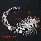 Bridal Headband Wedding Hair Accessories Tiaras Crystal Headpiece for Women