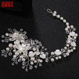 Bridal Headband Wedding Hair Accessories Tiaras Crystal Headpiece for Women