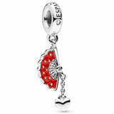 Bicycle Artists Palette Headphones Pendant 925 Sterling Silver Charms