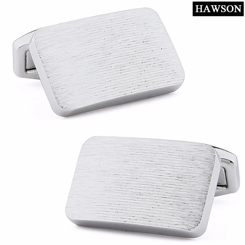 Matte Cufflinks Men's Jewelry Shirt Cuff links With Box