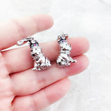 Bulldog Crown Pendant 925 Sterling Silver Fine Jewelry Dog Gift