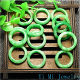 Burmese Jade Boutique Green Ring for Men and Women