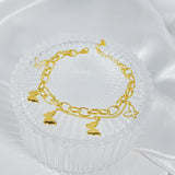 Butterfly Double-Layer Steel Bracelets Gift