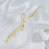 Butterfly Double-Layer Steel Bracelets Gift