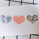 Butterfly Love Heart Pendant Acrylic Charm Necklace