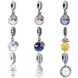 925 Silver Butterfly Pacifier Charm for Bracelet DIY Jewelry