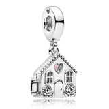 Butterfly Passport Family Book Locket 925 Silver Charms Bracelet DIY Jewelry