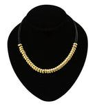 CCB Beads Multilayer Leather Chain Choker Necklace for Women