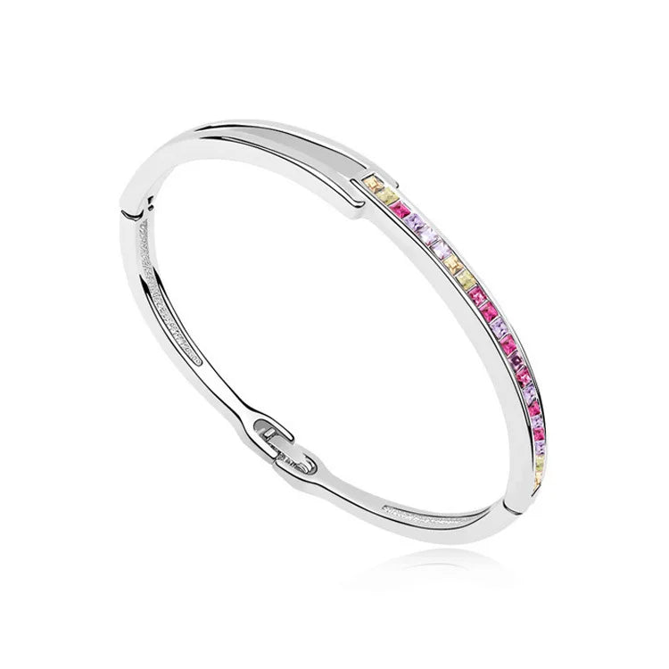CZ Crystal Women's Bracelet Zircon Couple Bracelet Jewelry
