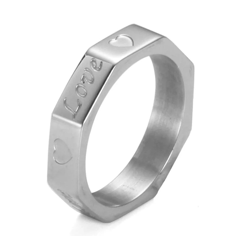 Zirocn Stainless Steel Wedding Band Rings for Women