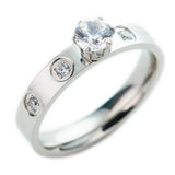 Zirocn Stainless Steel Wedding Band Rings for Women