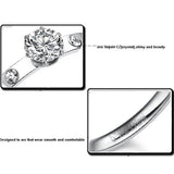 Zirocn Stainless Steel Wedding Band Rings for Women