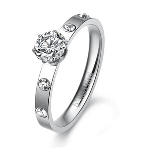 Zirocn Stainless Steel Wedding Band Rings for Women