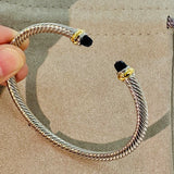 Cable Bracelet for Valentine's Day