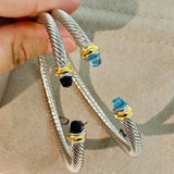 Cable Bracelet for Valentine's Day