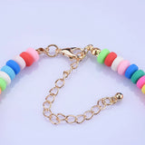 Kids Choker Necklace Candy Beads Faux Pearls
