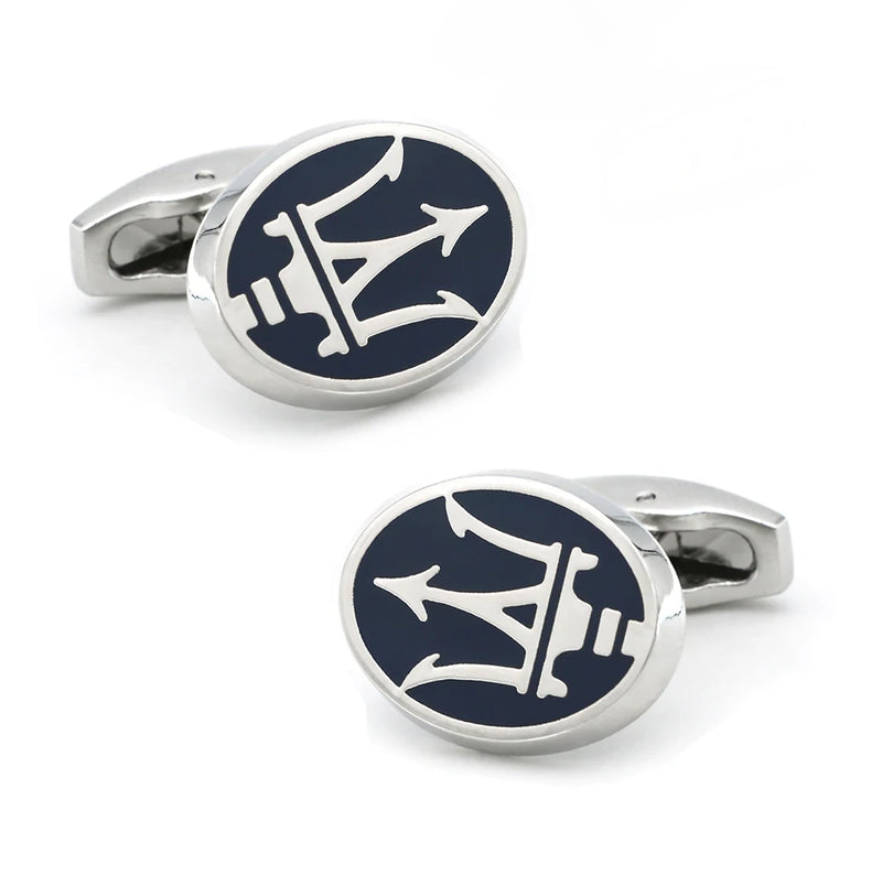 Car Cufflinks Brass Material Auto Logo Marks Cuff Links