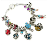 Crystal Dog Girl Cartoon Beads Bracelet DIY Heart Bracelets Fine Jewelry