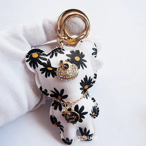 Cute Bear PVC Keychain Bag Charm Keyring Trinket Animal Key Chain