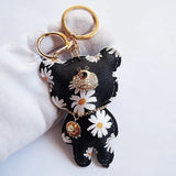 Cute Bear PVC Keychain Bag Charm Keyring Trinket Animal Key Chain